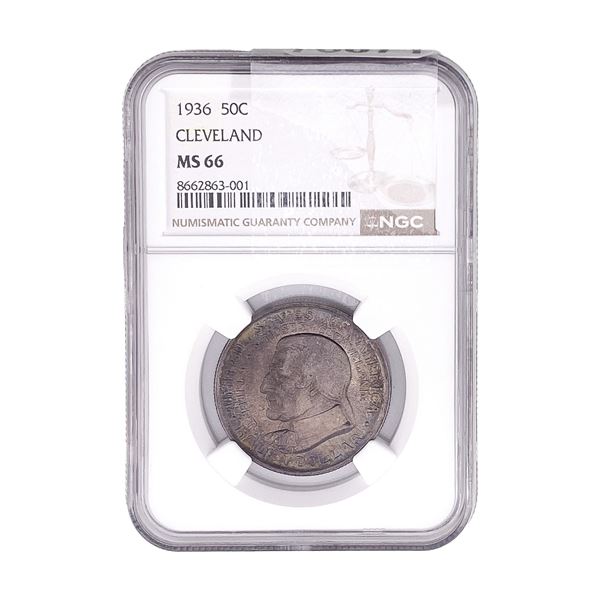 1936 Cleveland Half Dollar NGC MS66