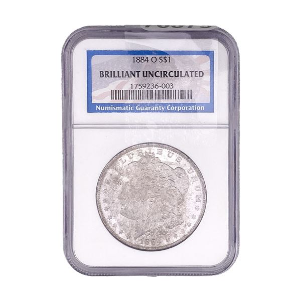 1884-O Morgan Silver Dollar NGC