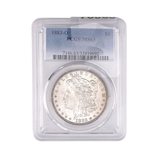 1883-O Morgan Silver Dollar PCGS MS63