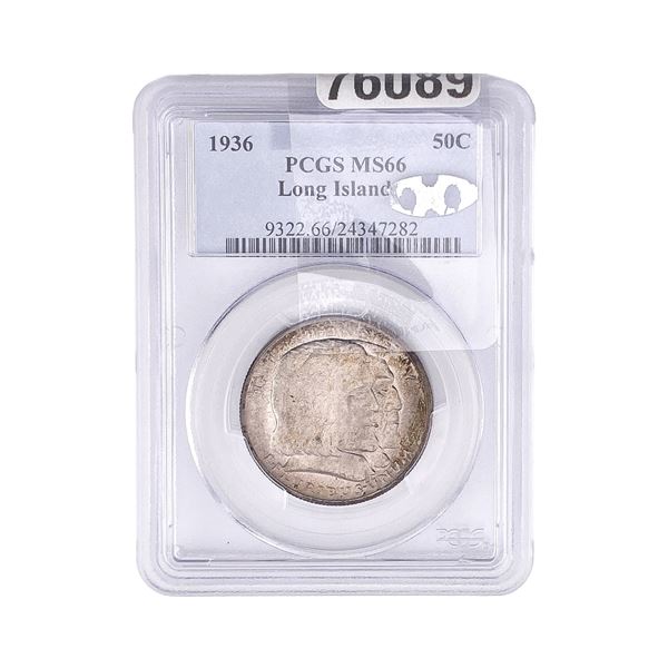 1936 Long Island Half Dollar PCGS MS66