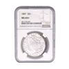 Image 1 : 1887 Morgan Silver Dollar NGC MS65+