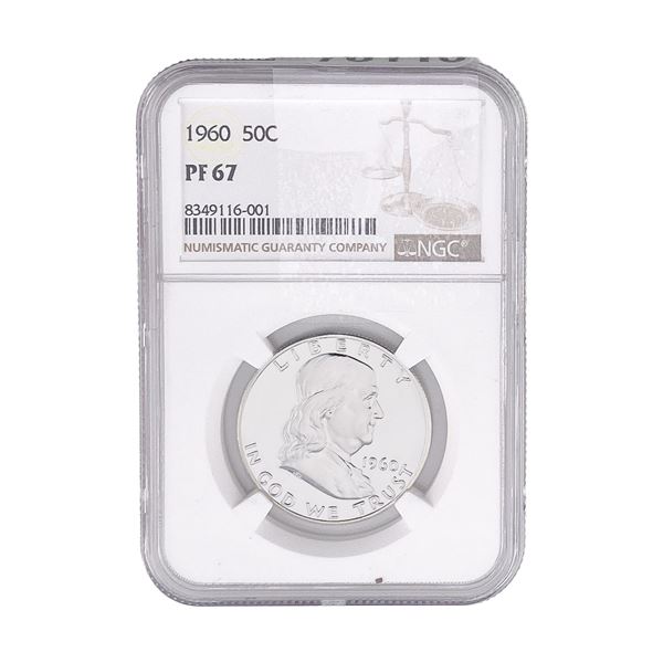 1960 Franklin Half Dollar NGC PF67