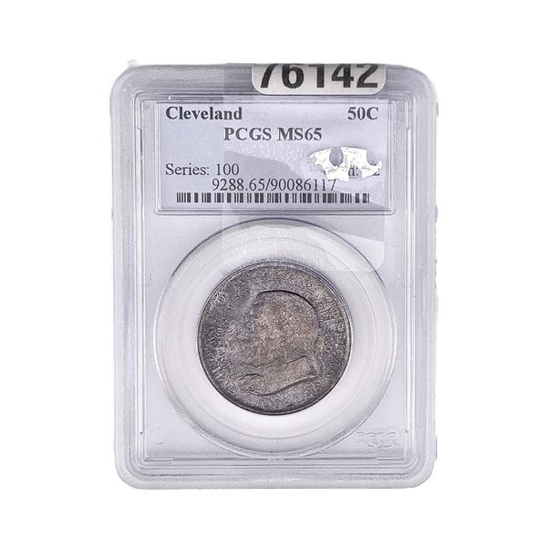 Cleveland Half Dollar PCGS MS65