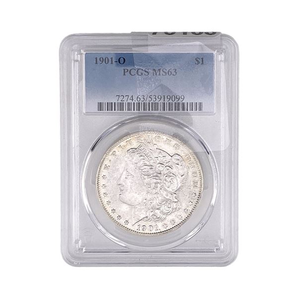 1901-O Morgan Silver Dollar PCGS MS63