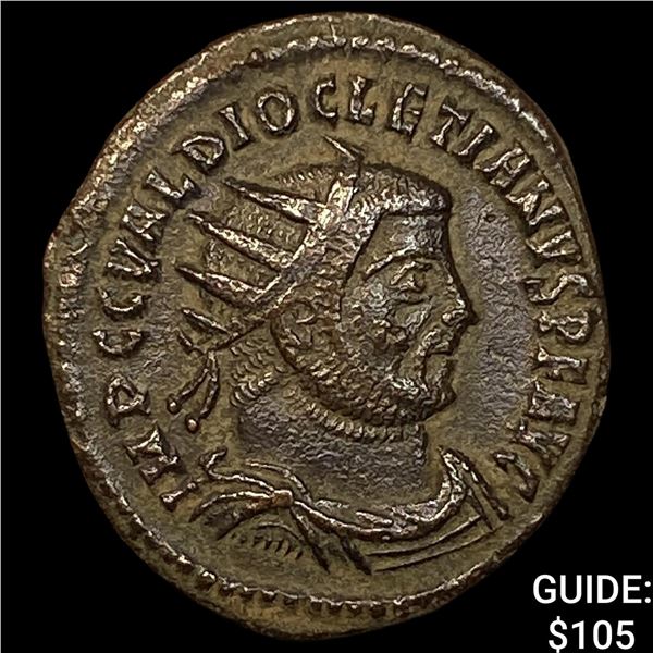 Roman Diocletian 284-305 AD BI Nummus CHOICE AU