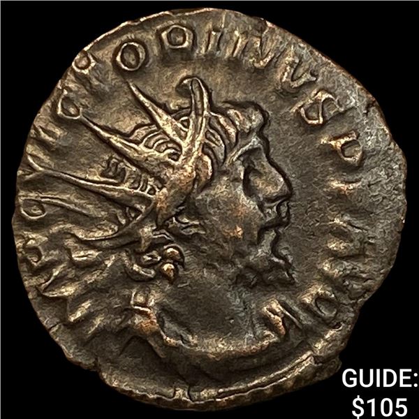 Romano-Gallic Victorinus 269-271 BI Dbl Denarius CHOICE AU