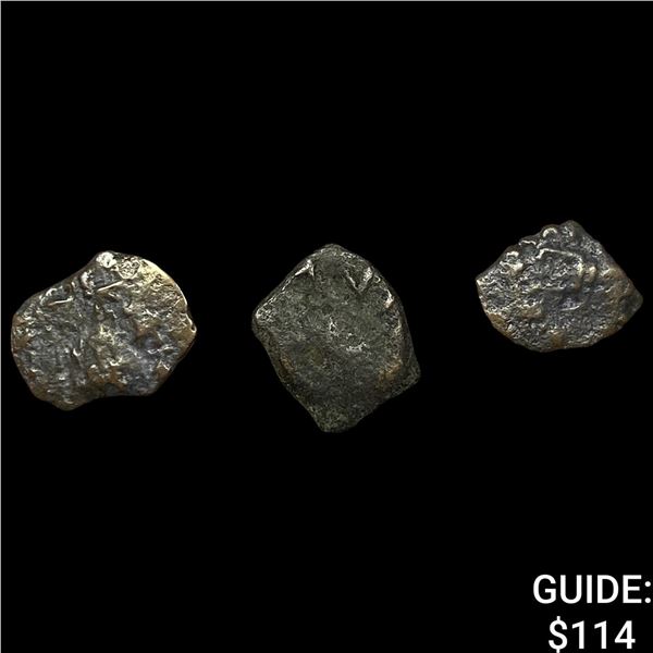 [3 Coins] Luke 12: 1-4 103-76 BC Widow's Mite NEARLY UNCIRCULATED
