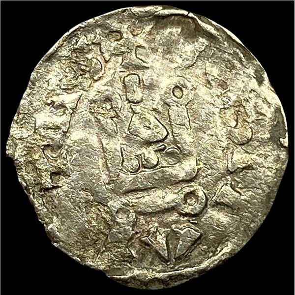 1150-1200 France Abbey of St Martin Silver Denier NEARLY UNCIRCULATED