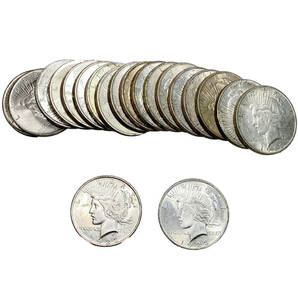[20 Coins] 1923 Silver Peace Dollar Roll