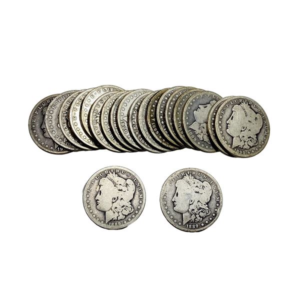 [20 Coins] 1899-1900 Morgan Silver Dollar Roll
