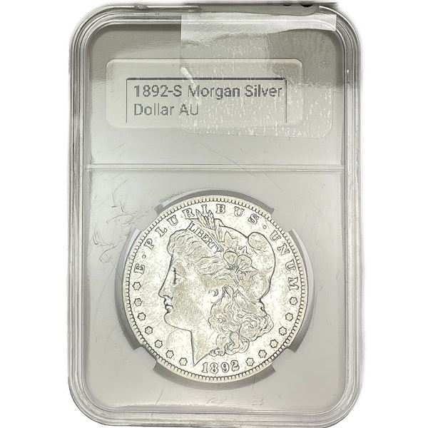 1892-S Morgan Silver Dollar  AU