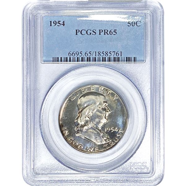 1954 Franklin Half Dollar PCGS PR65