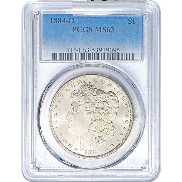 1884-O Morgan Silver Dollar PCGS MS63