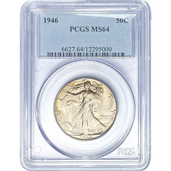 1946 Walking Liberty Half Dollar PCGS MS64
