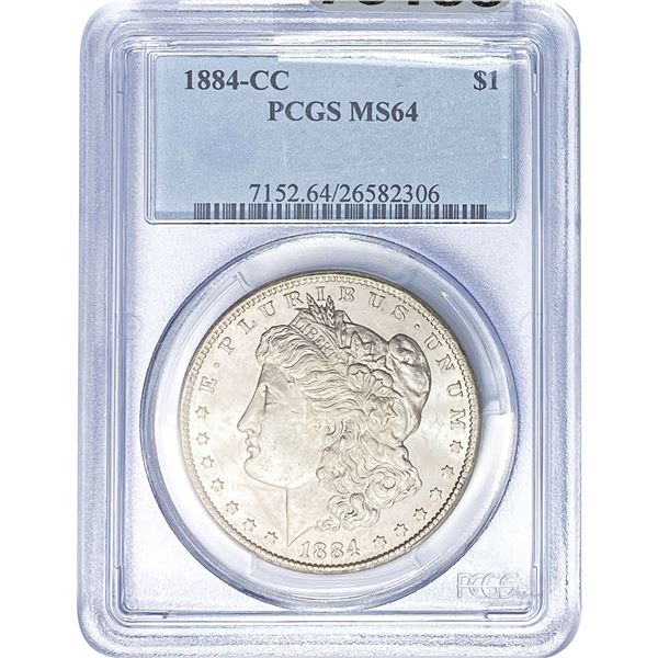 1884-CC Morgan Silver Dollar PCGS MS64