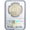 Image 2 : 1921 Morgan Silver Dollar NGC MS61