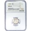 Image 1 : 1944 Mercury Silver Dime NGC MS66