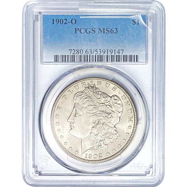 1902-O Morgan Silver Dollar PCGS MS63