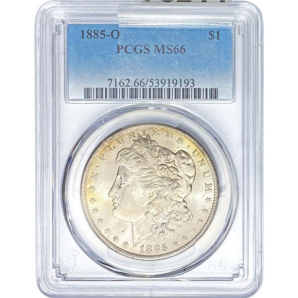 1885-O Morgan Silver Dollar PCGS MS66