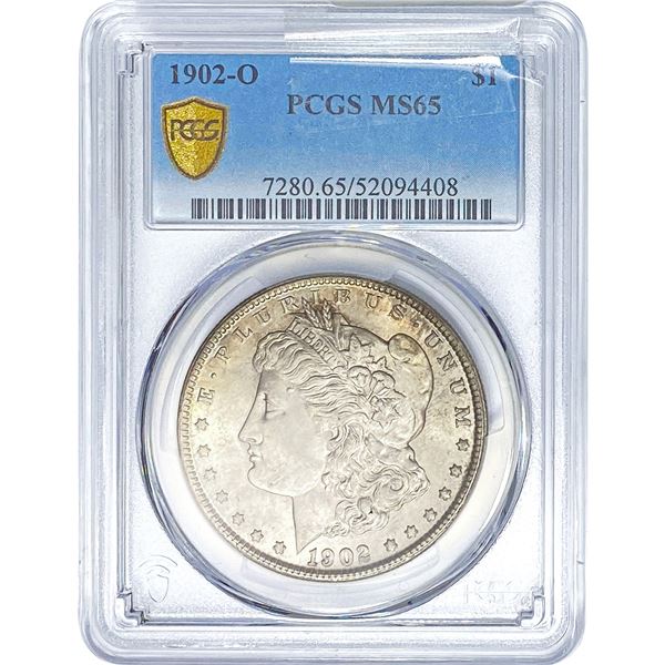 1902-O Morgan Silver Dollar PCGS MS65