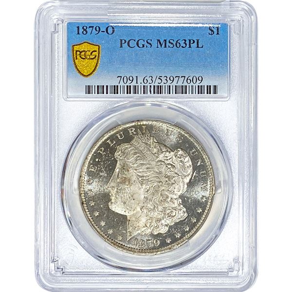 1879-O Morgan Silver Dollar PCGS MS63 PL