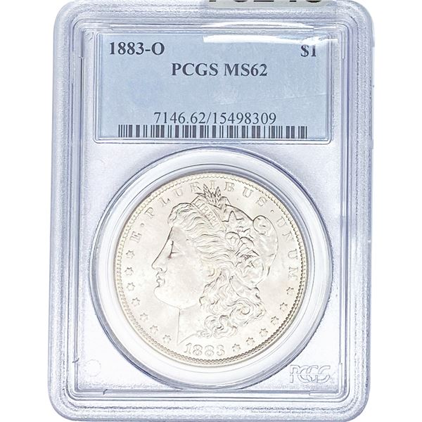 1883-O Morgan Silver Dollar PCGS MS62