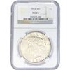 Image 1 : 1923 Silver Peace Dollar NGC MS63