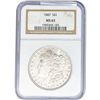Image 1 : 1887 Morgan Silver Dollar NGC MS63