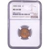 Image 1 : 1909 Wheat Cent NGC MS64 RB
