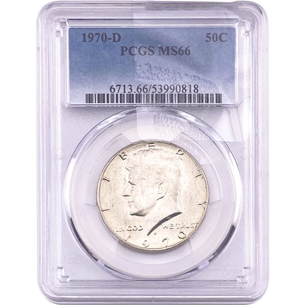 1970-D Kennedy Half Dollar PCGS MS66