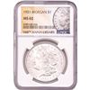 Image 1 : 1921 Morgan Silver Dollar NGC MS62