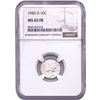 Image 1 : 1945-D Mercury Silver Dime NGC MS65 FB