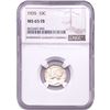 Image 1 : 1935 Mercury Silver Dime NGC MS65 FB