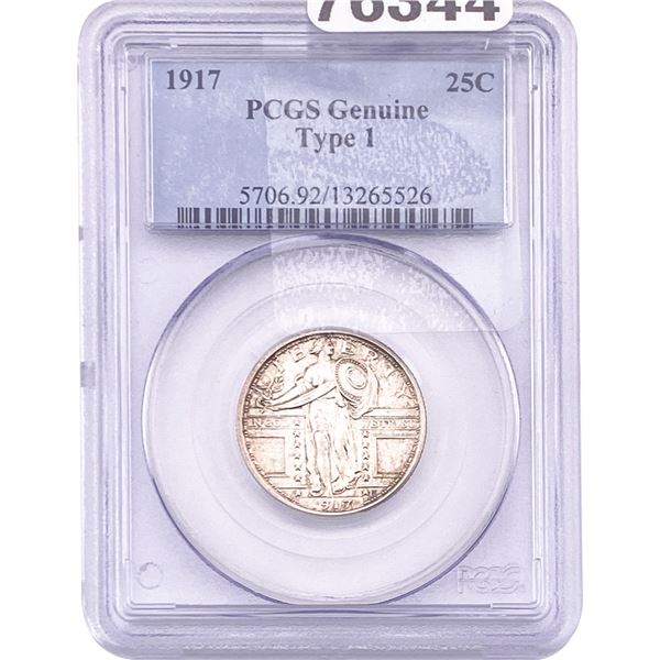 1917 Standing Liberty Quarter PCGS G Type 1