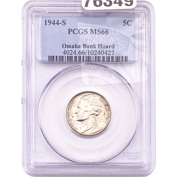 1944-S Jefferson Nickel PCGS MS66
