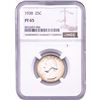Image 1 : 1938 Washington Silver Quarter NGC PF65