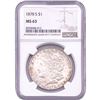 Image 1 : 1878-S Morgan Silver Dollar NGC MS63