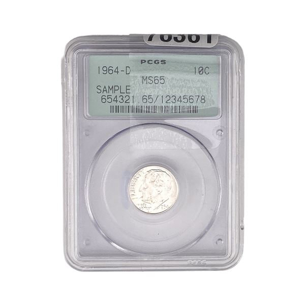 1964-D Roosevelt Dime PCGS MS65