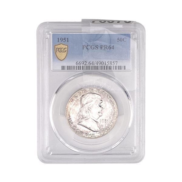 1951 Franklin Half Dollar PCGS PR64