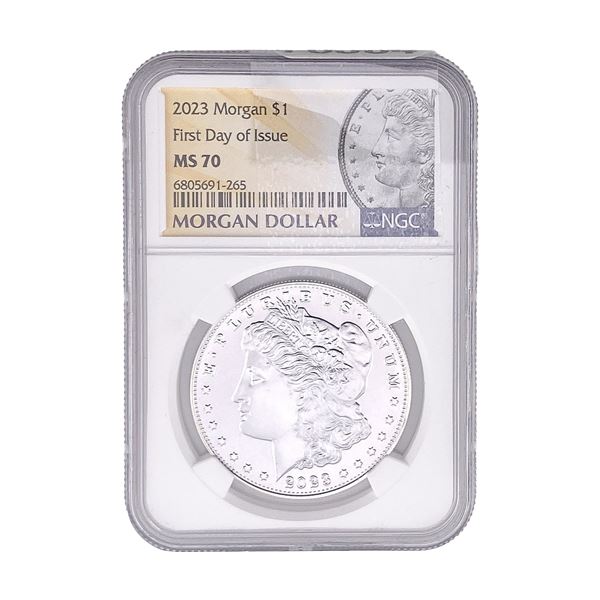 2023 Morgan Silver Dollar NGC MS70 First Day of Issue