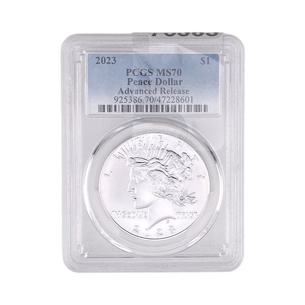 2023 Silver Peace Dollar PCGS MS70