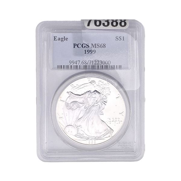 1999 Silver Eagle PCGS MS68