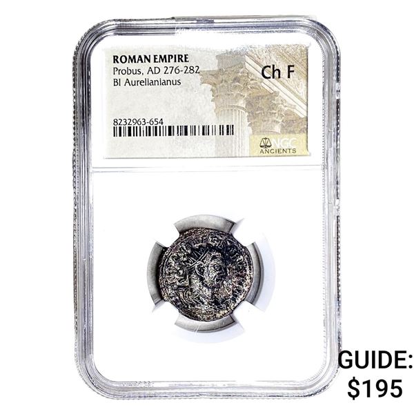 Roman Probus,AD 276-282 BI Aurelianianus NGC Ch F