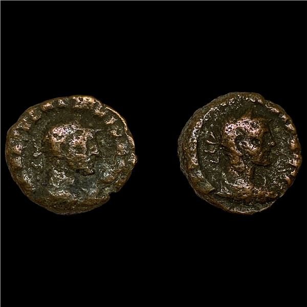 [2 Coins] Roman Egypt 235-284 AD BI Tetradrachm NEARLY UNCIRCULATED
