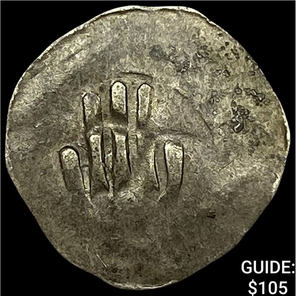 1250-1300 Germany Silver Hand Heller NEARLY UNCIRCULATED