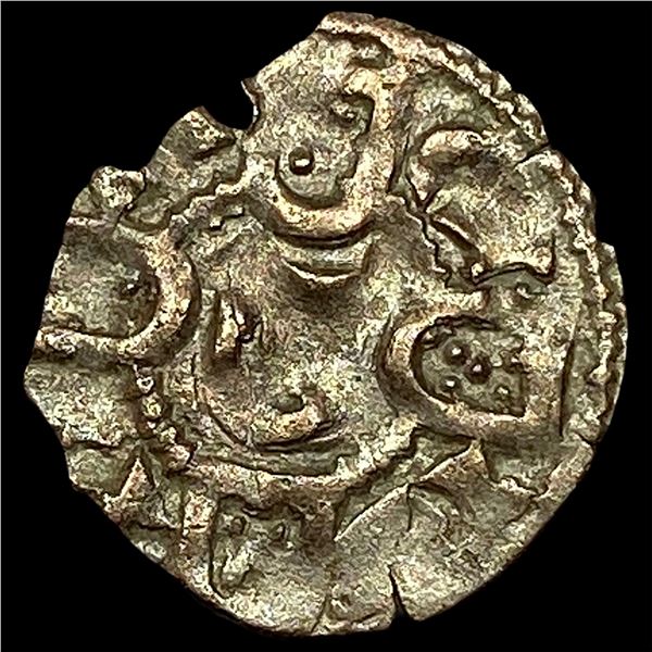 1261-1325 Portuagal Crusades Silver Dinero NEARLY UNCIRCULATED