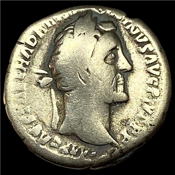 Roman Ant. Pius 138-161 AD Silver Denarius NEARLY UNCIRCULATED
