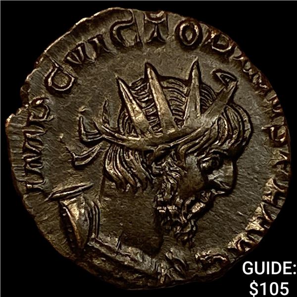 Romano-Gallic Victorinus 269-271 BI Dbl Denarius CHOICE AU