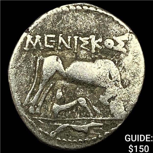 Illyria 260-167/98 BC Silver Drachm NEARLY UNCIRCULATED