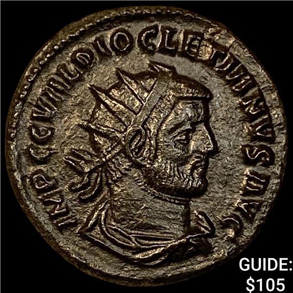 Roman Diocletian 284-305 AD BI Nummus CHOICE AU